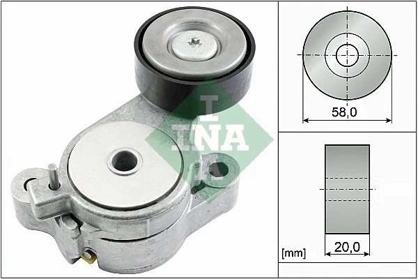 Belt Tensioner, V-ribbed belt